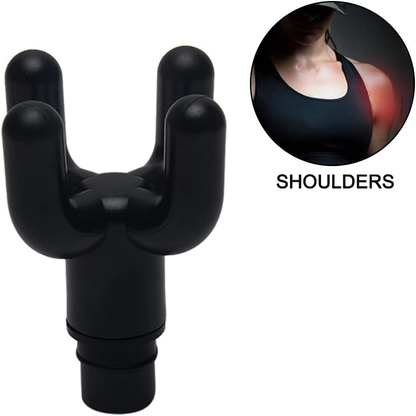 9 cabezales de pistola de masaje reemplazables, accesorios muscular...