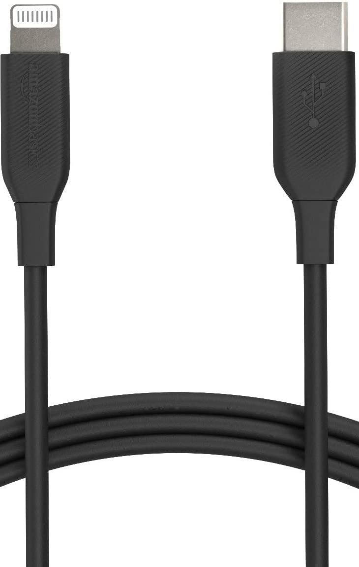 Amazon Basics Cable de carga USB-C a Lightning ABS, cargador certif...
