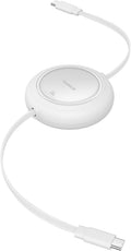 Baseus Cable USB C a USB C, cable de carga rápida USB C retráctil d...