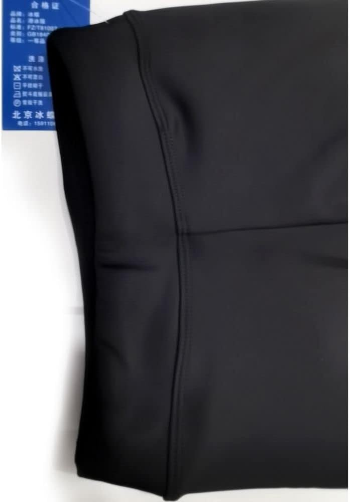 LIUHUO Pantalones de patinaje sobre hielo para niñas, leggings de e...