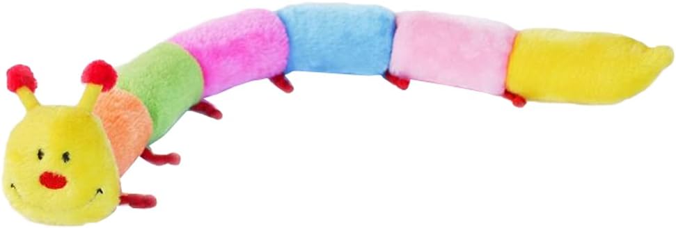 ZippyPaws Deluxe Caterpillar - Juguetes para perros para mantenerlo...