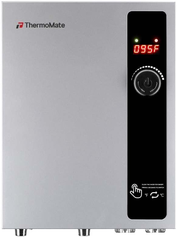 Calentador de agua sin tanque eléctrico de 24kW 208~240 voltios, Th...