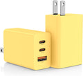 Paquete de 2 bloques de cargador de pared USB C de 65 W, adaptador...
