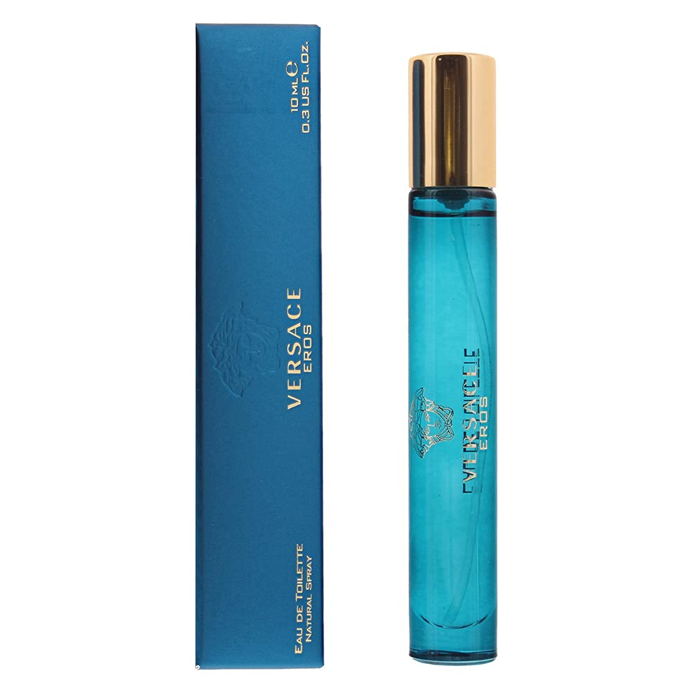 Versace Eros para hombre - Eau de Toilette en aerosol de 0.3 onzas