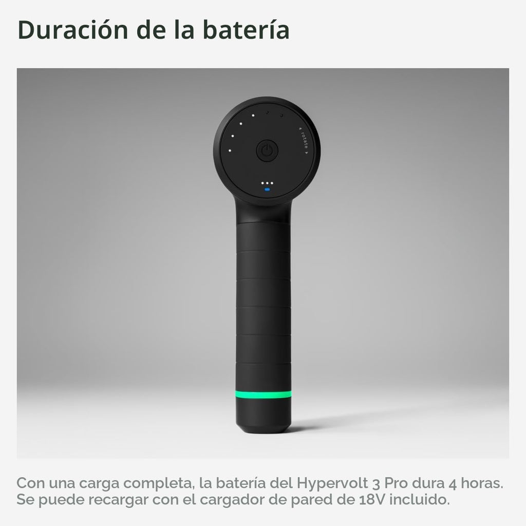 Hyperice Hypervolt 3 Pro - Pistola de masaje de percusión profesion...