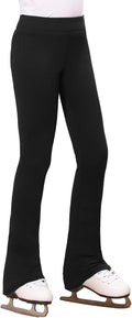 Stelle Pantalones de patinaje artístico para niñas con clip de bota...