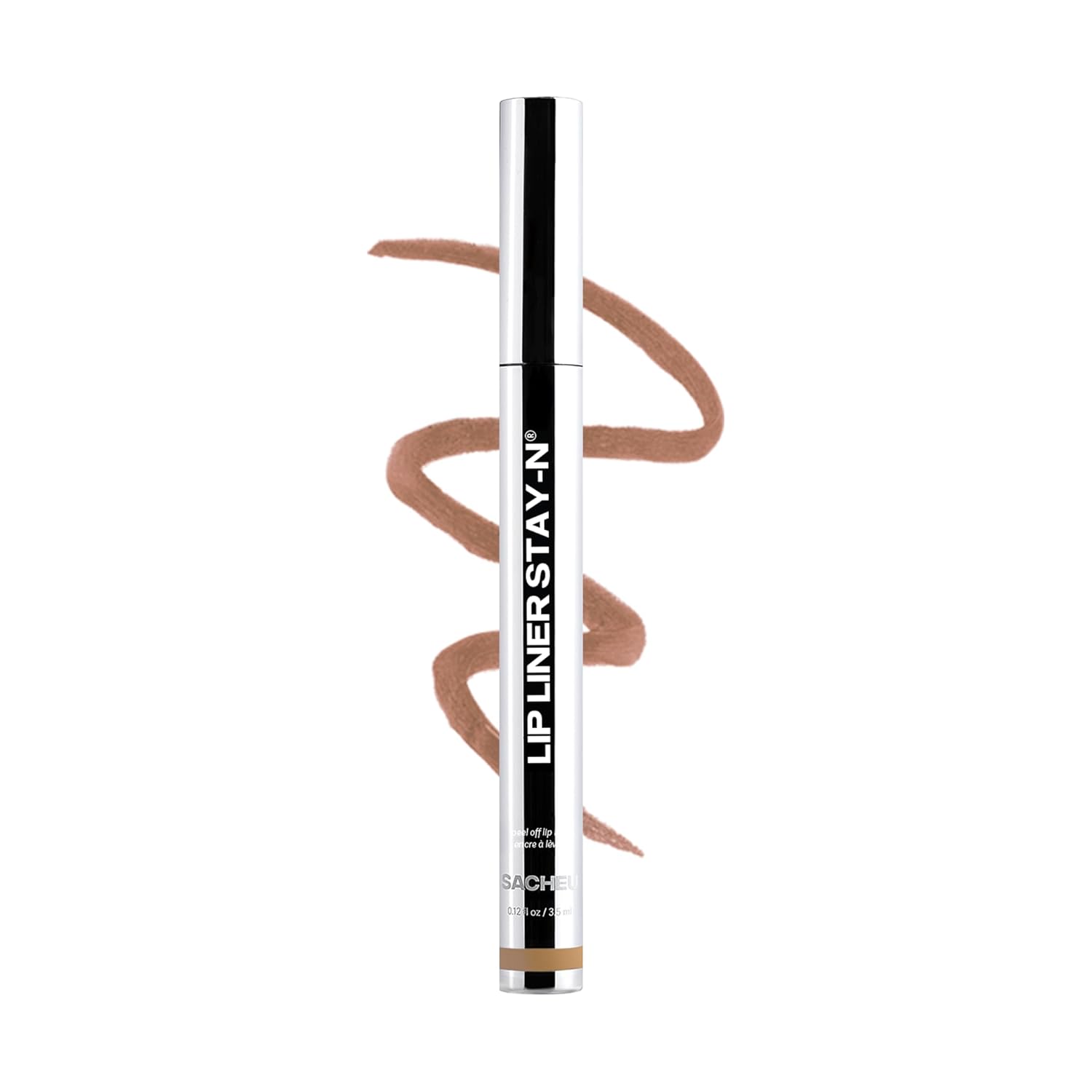 Sacheu Lip Liner Stay-N - Delineador de labios de tatuaje desprendi...