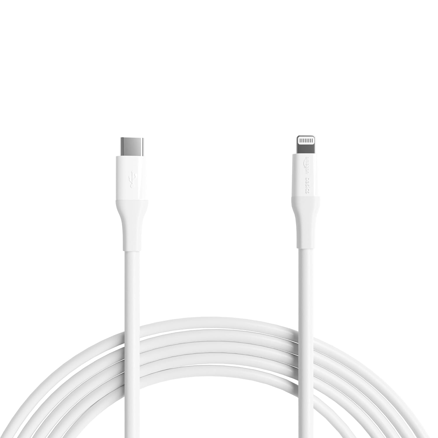 Amazon Basics Cable de carga rápida USB-C a Lightning con certifica...
