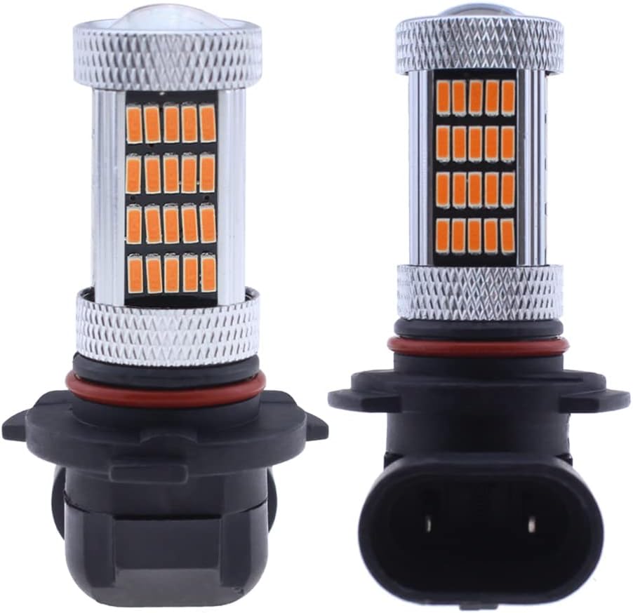 GLOFE Focos LED de alta potencia de 92 SMD 3000K amarillo ámbar 900...