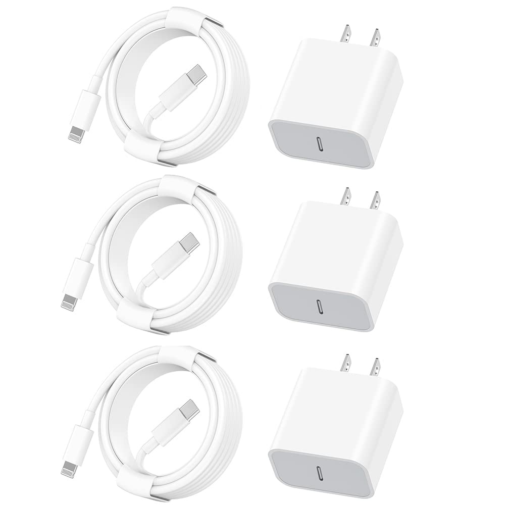 【Certificado Apple MFi】Cargador de iPhone de carga rápida, paquete...