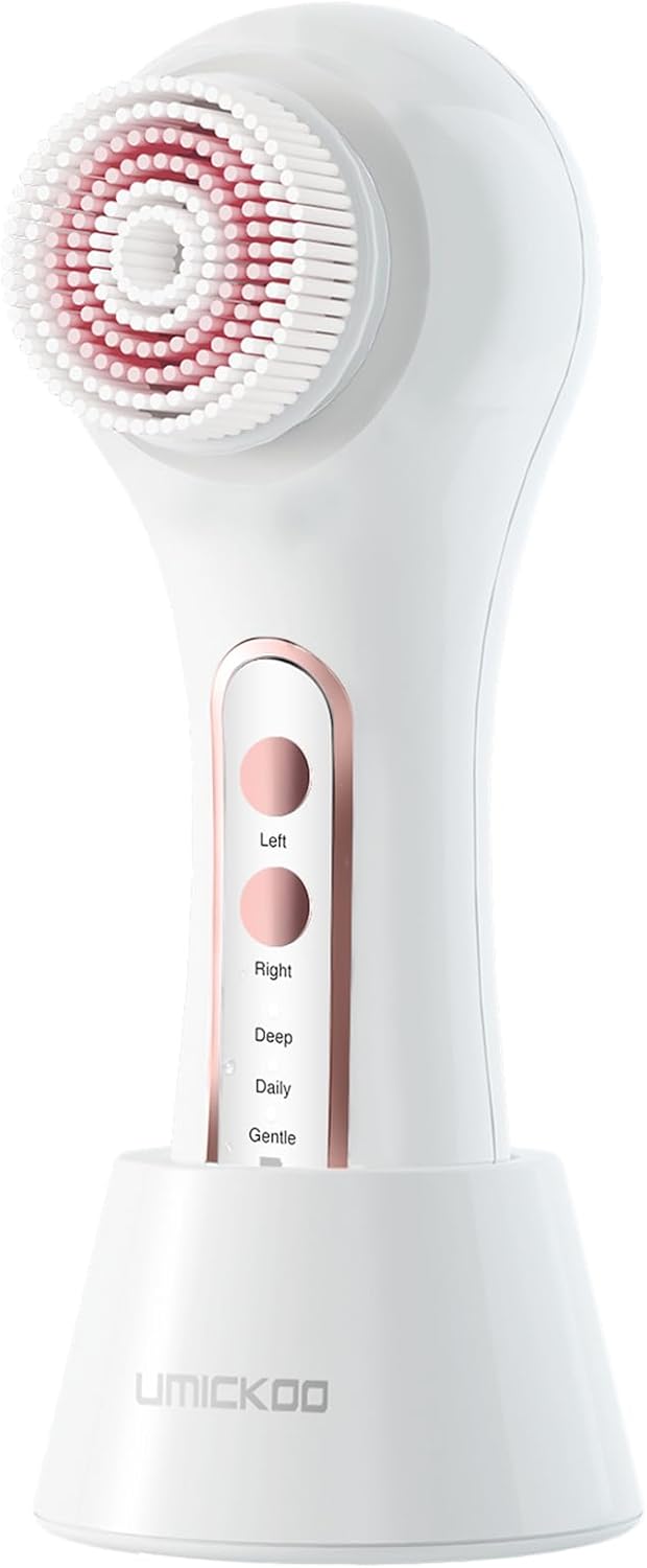 UMICKOO Exfoliante facial, cepillo de limpieza facial recargable co...