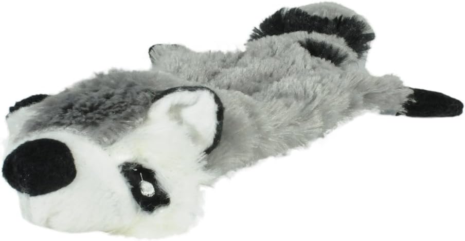 Hyper Pet Critter Skinz Raccoon - Juguete para perro sin relleno, m...