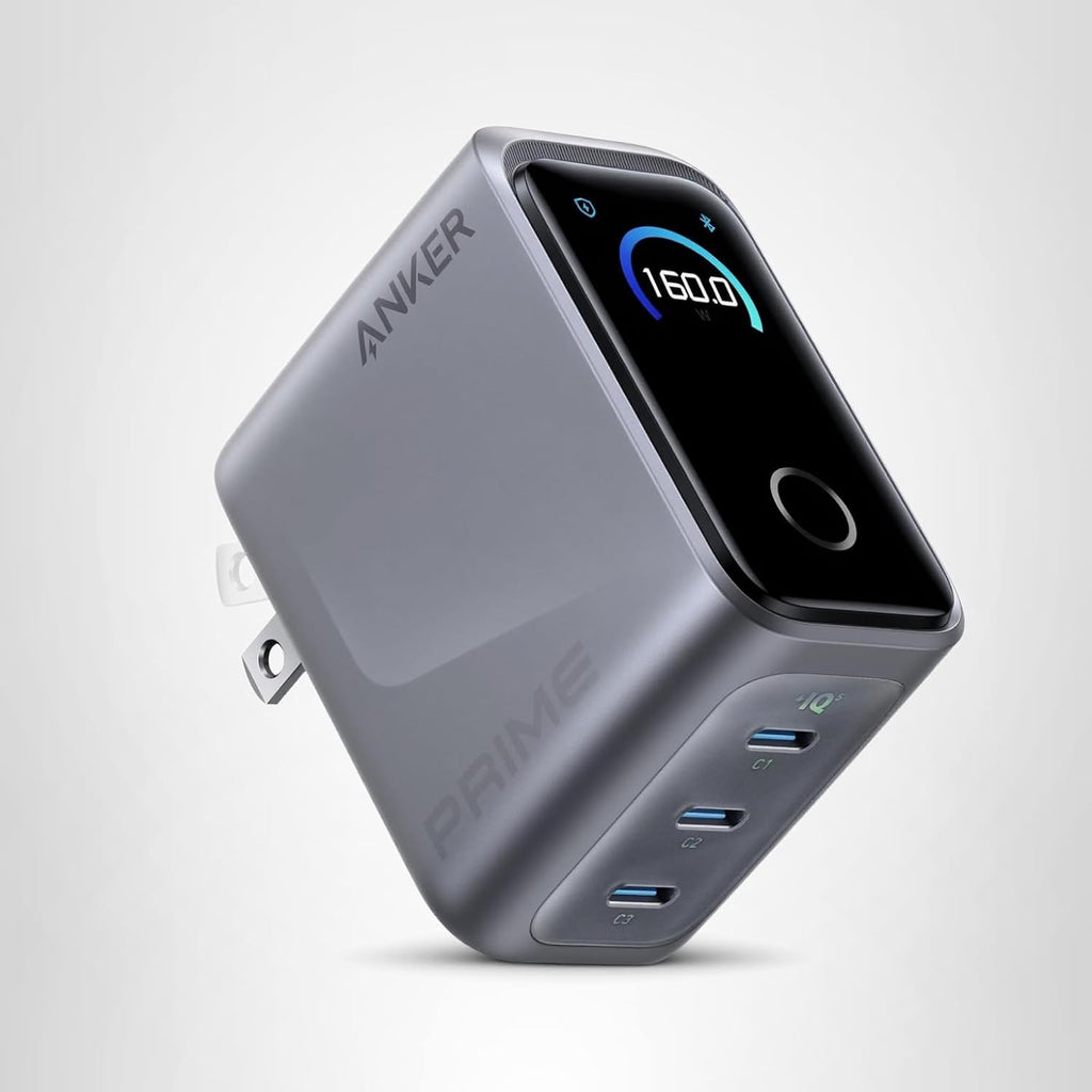 Cargador Anker Prime, Bloque de Carga GaN USB C Compacto de 160W co...
