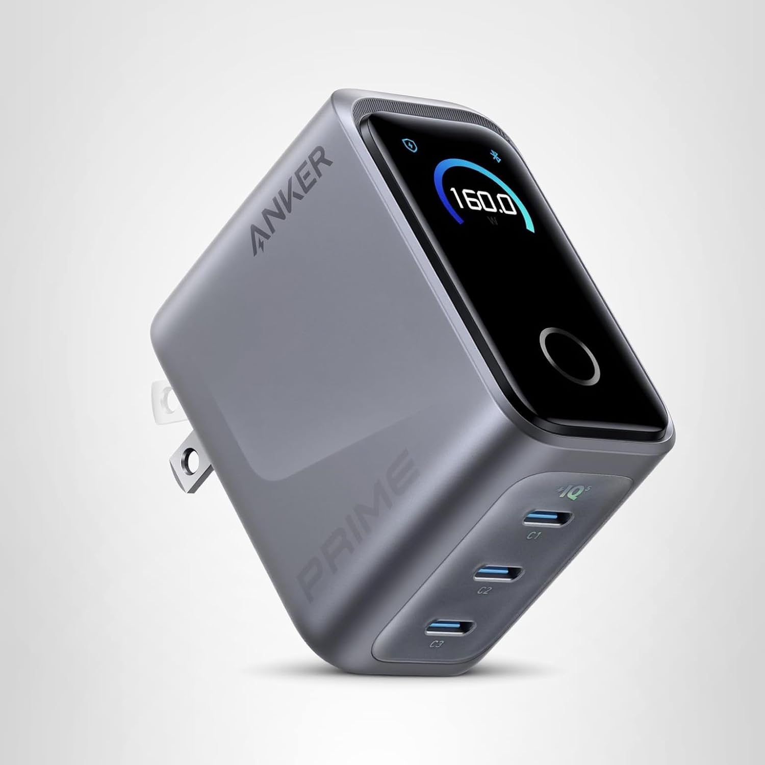 Cargador Anker Prime, Bloque de Carga GaN USB C Compacto de 160W co...