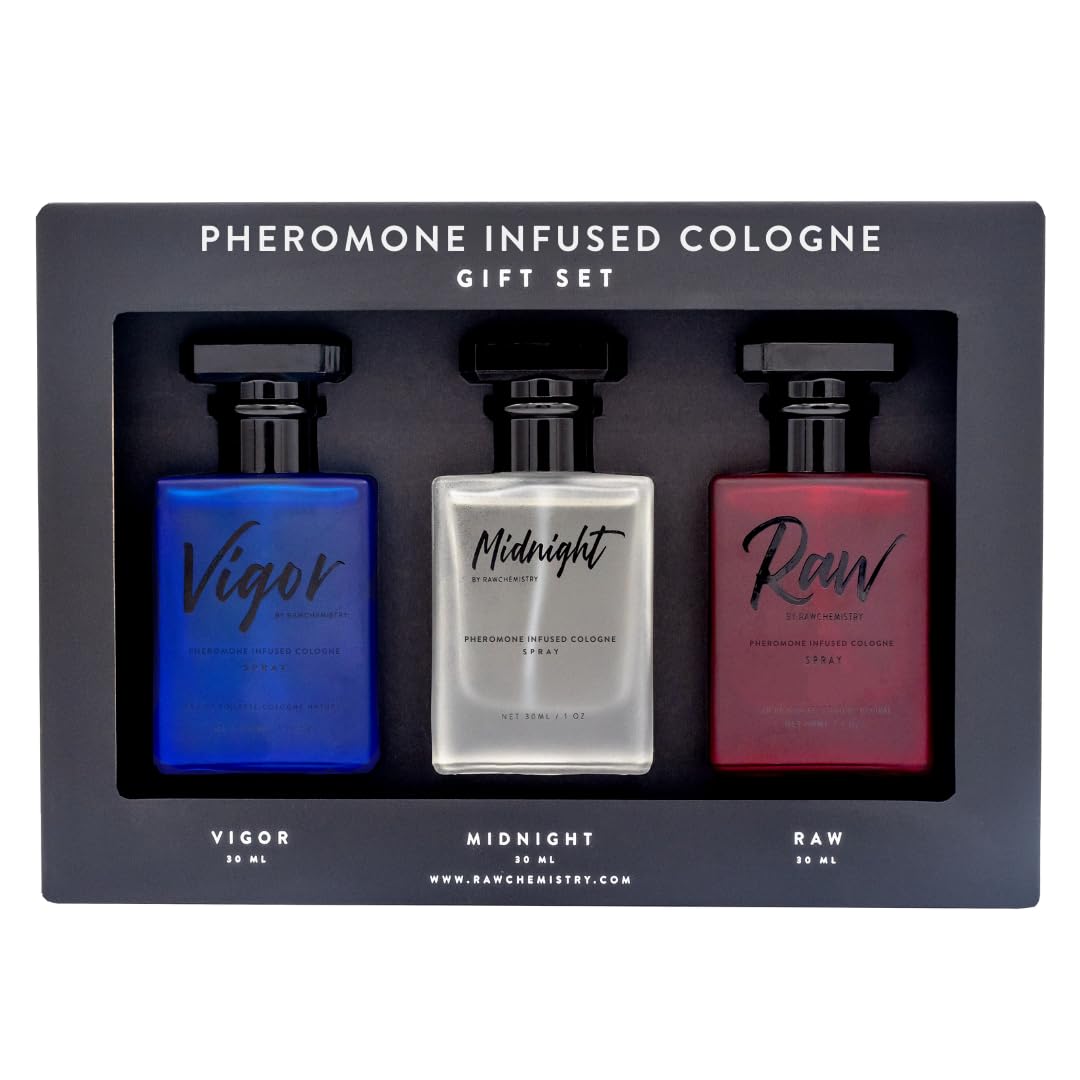 RawChemistry - Un set de regalo de colonia para hombre infundida co...