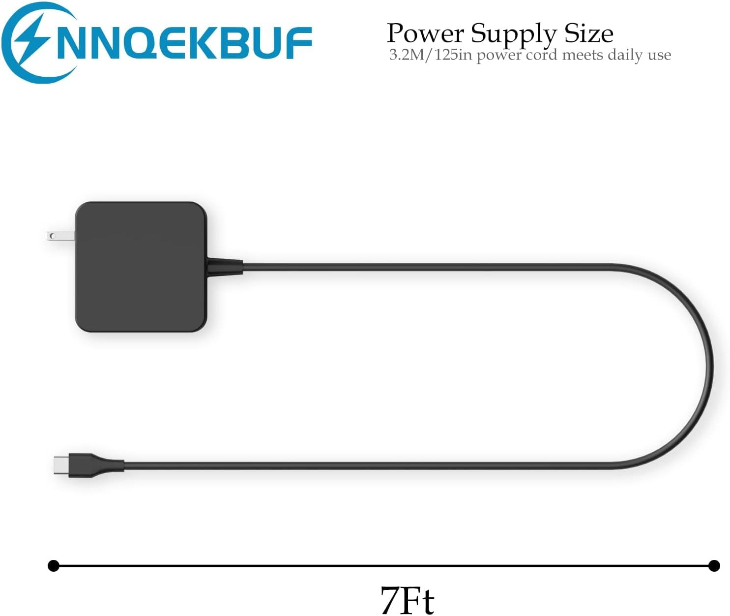 Adaptador de corriente USB C de 65 W, Fiattigear tipo C Power PD Ca...