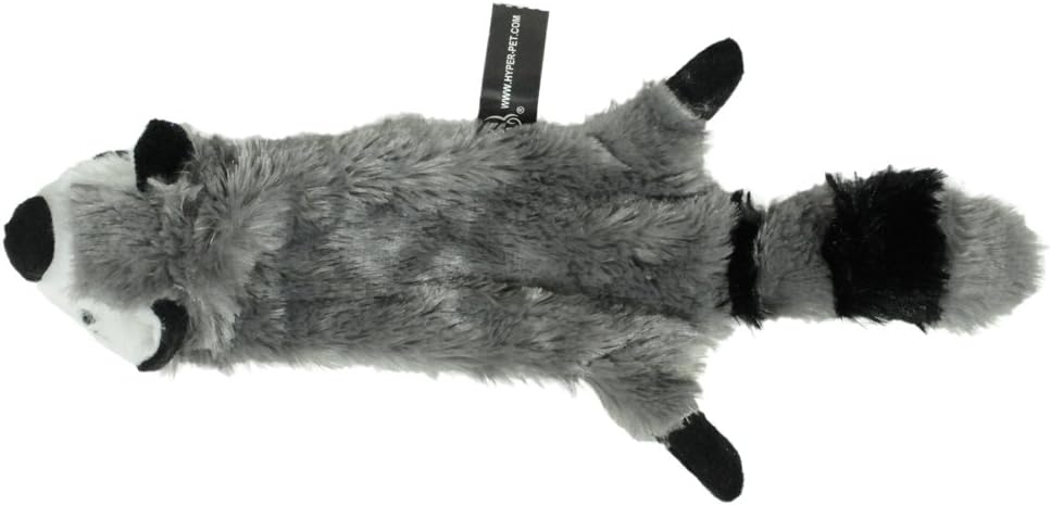 Hyper Pet Critter Skinz Raccoon - Juguete para perro sin relleno, m...