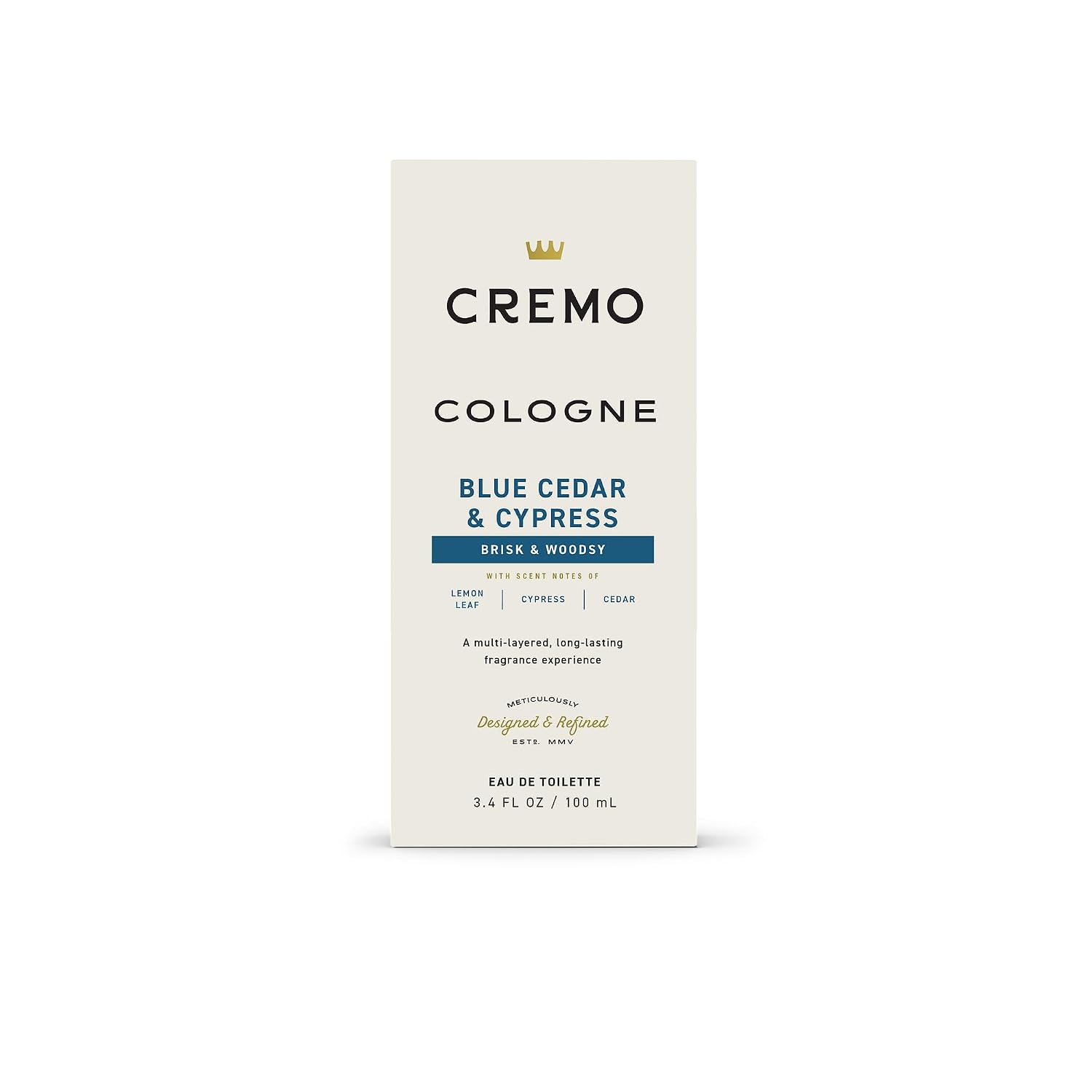Cremo Cologne For Men - Spray de colonia para hombre de cedro azul...