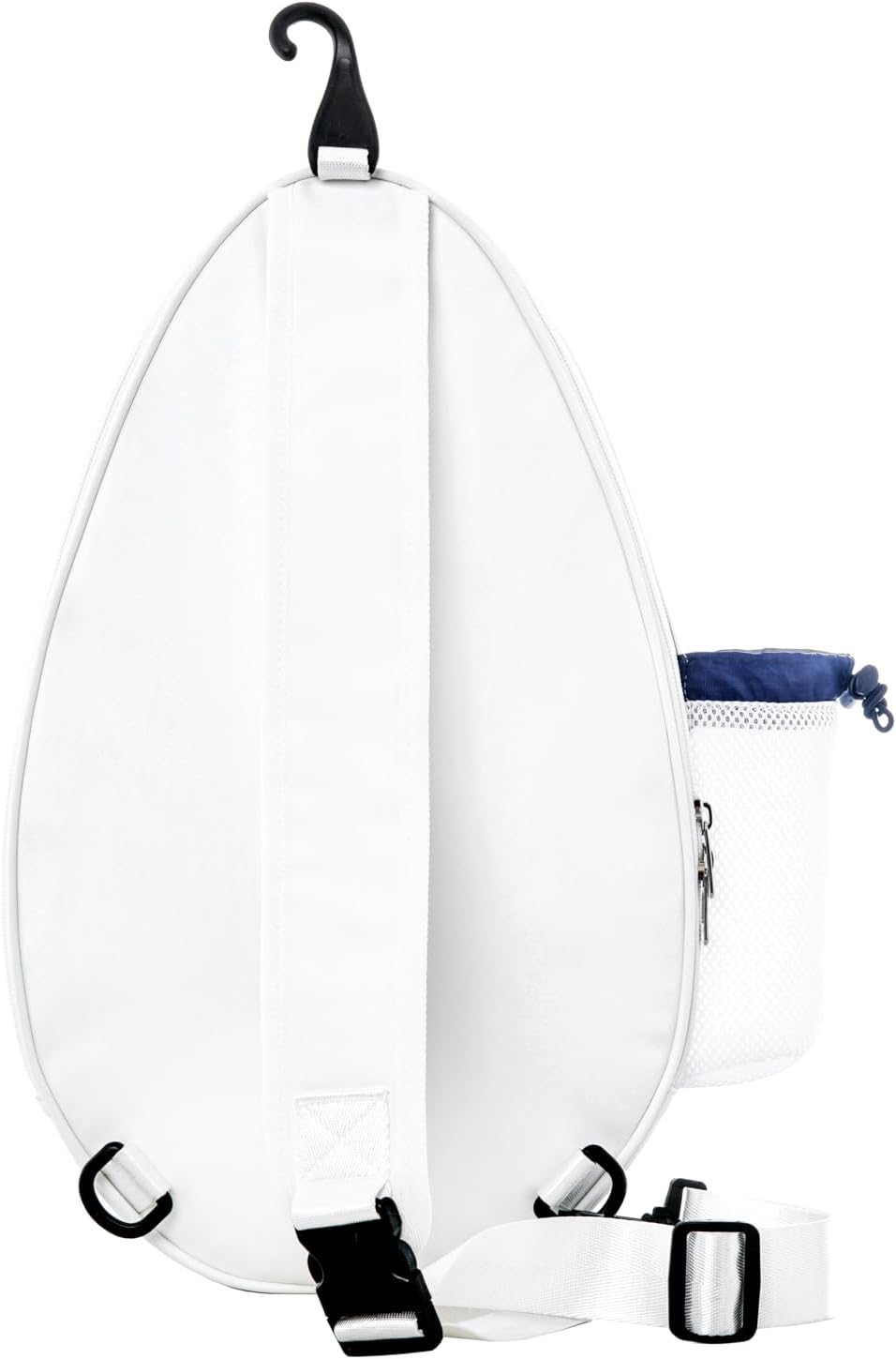 Uriyesobida Mochila de Tenis Cruzada de un Hombro de PU Blanco para...