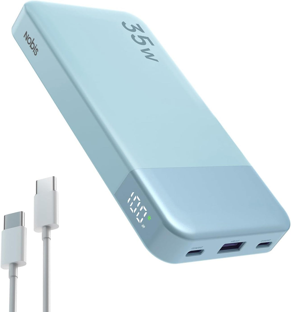 Cargador portátil NOBIS, banco de energía de 10000mAh de carga rápi...
