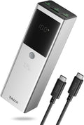 TALIX Banco de energía de 125 W, cargador portátil para portátil de...