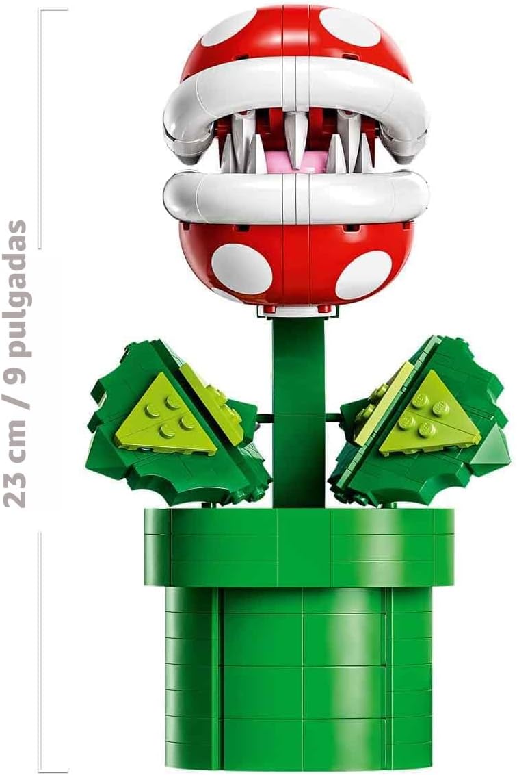 LEGO Super Mario - Juego de construcción de plantas de piraña para...