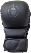 Hoplite Sports Guantes de medio dedo MMA (forma de masa con relleno...