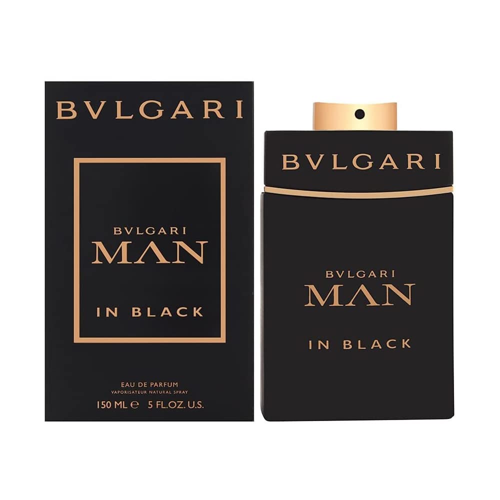 BVLGARI Hombre en negro Eau de Parfum Spray, 5 onzas líquidas