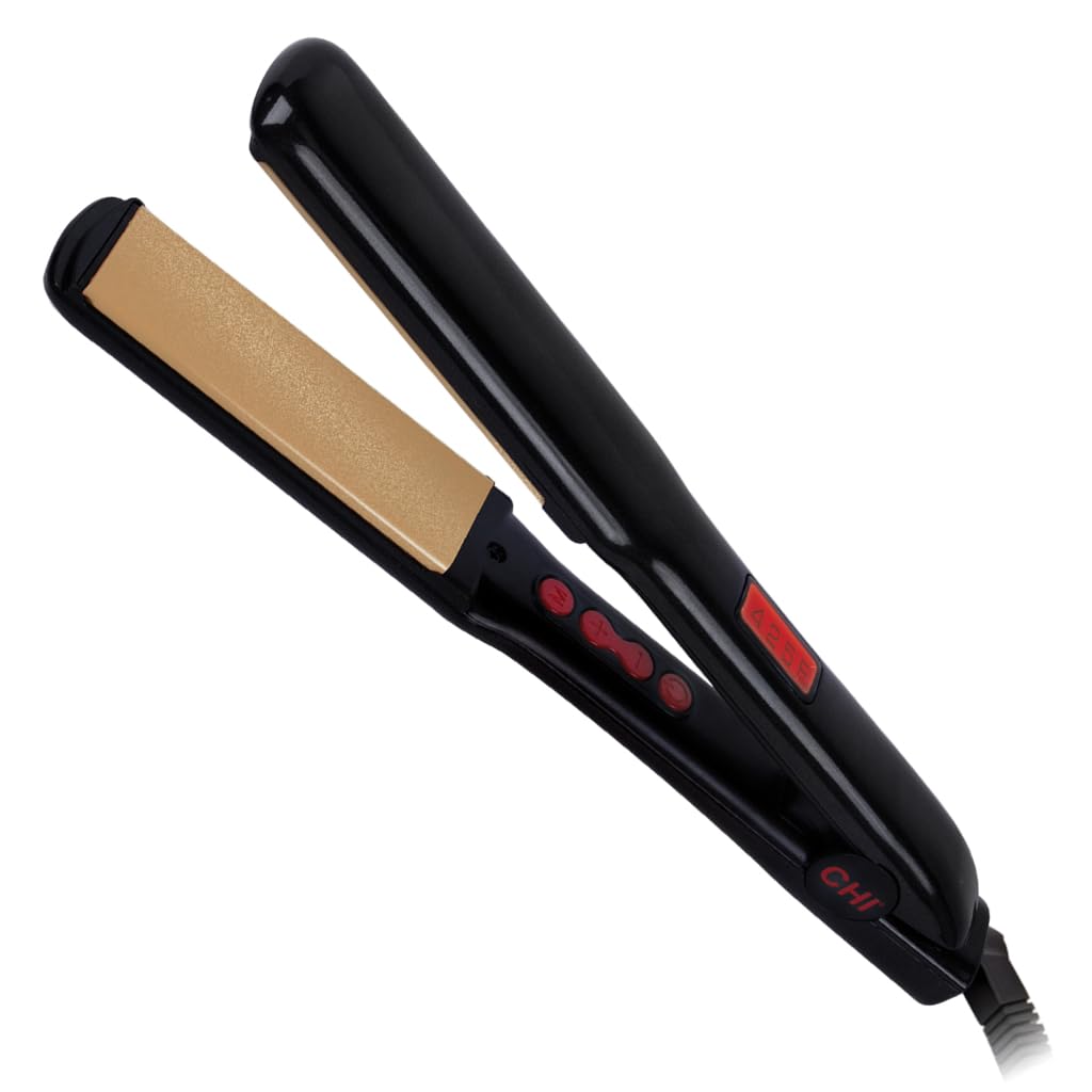 Plancha para cabello, Chi G2 de cerámica y titanio, 1.25 pulgadas,...