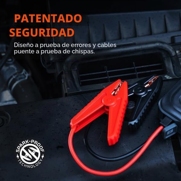 NEBO Assist AIR 1500XP Arrancador y Compresor de Aire | Caja de Fue...