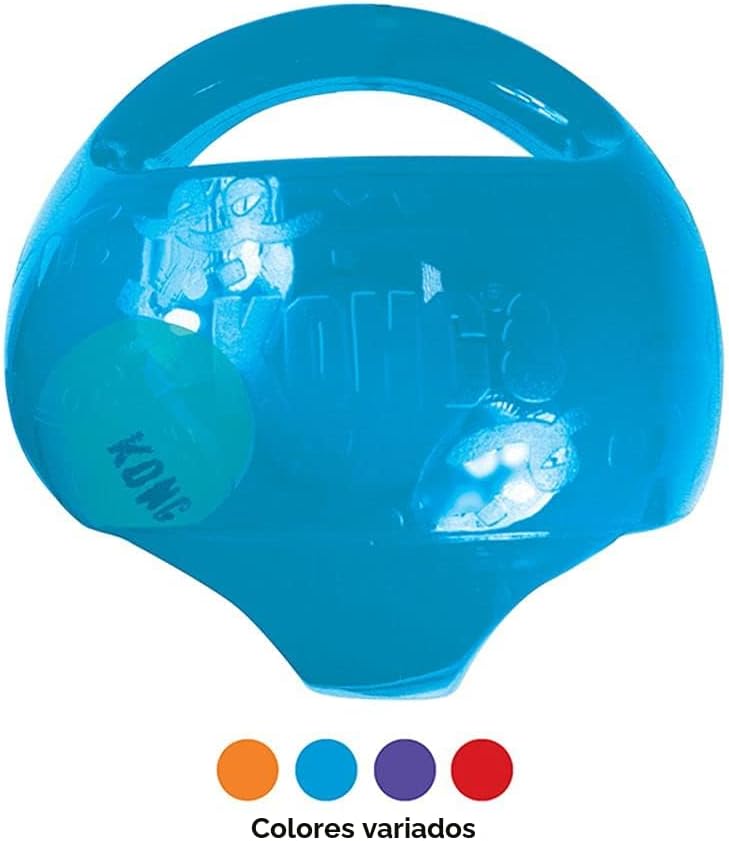 KONG Jumbler Ball - Juguete interactivo para perros y cachorros, ju...