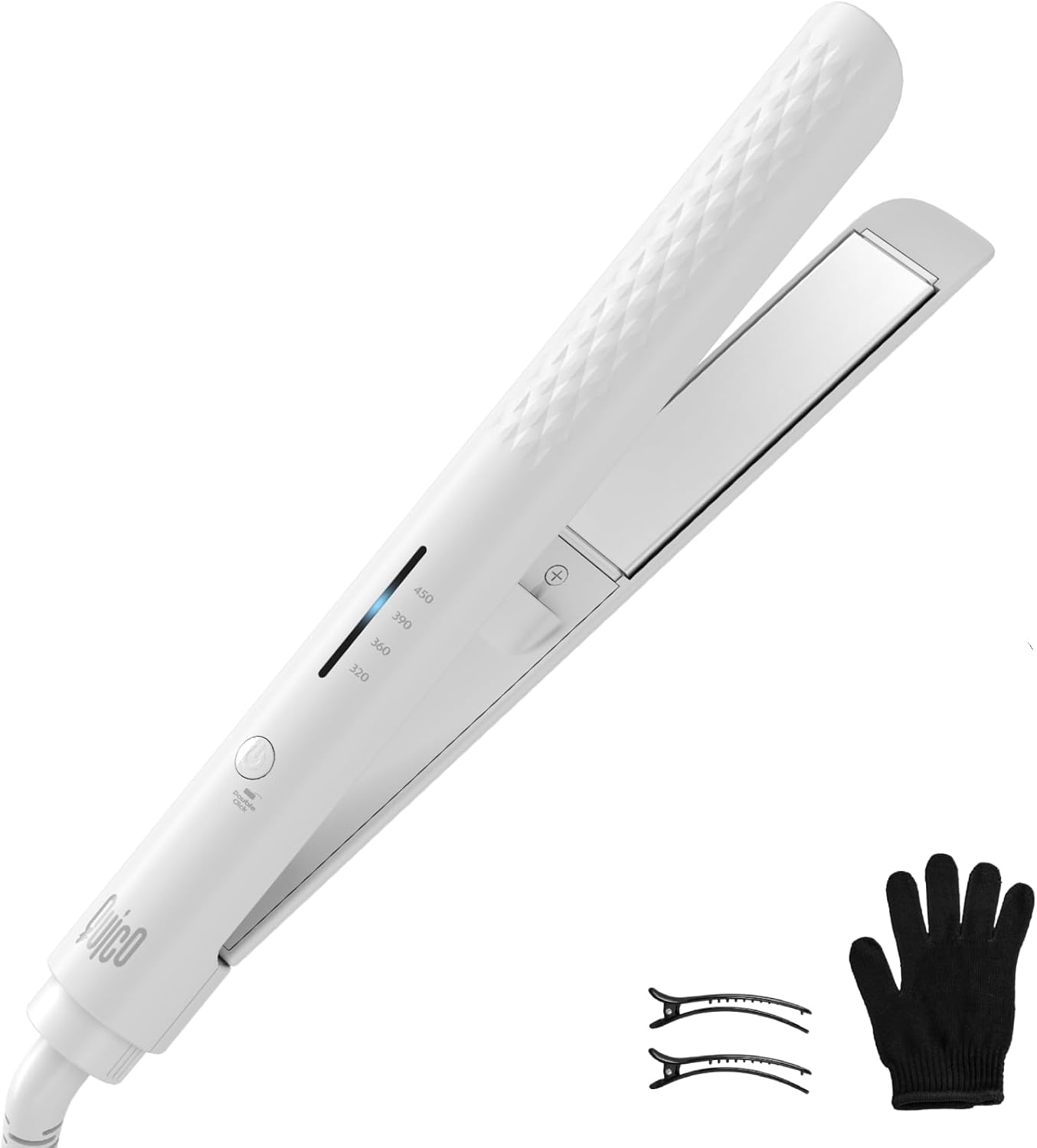 Quico - Plancha para el cabello, 110-240V, plancha para el cabello...