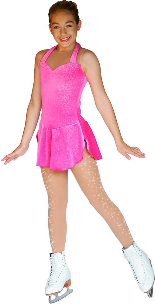 ChloeNoel Mallas con Pies para Patinaje Artístico TF8830