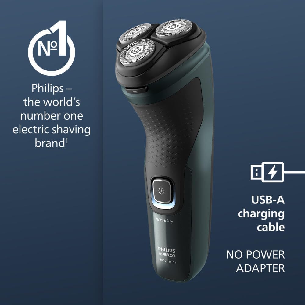 Philips Norelco Shaver 2600 Series, afeitadora eléctrica en seco y...