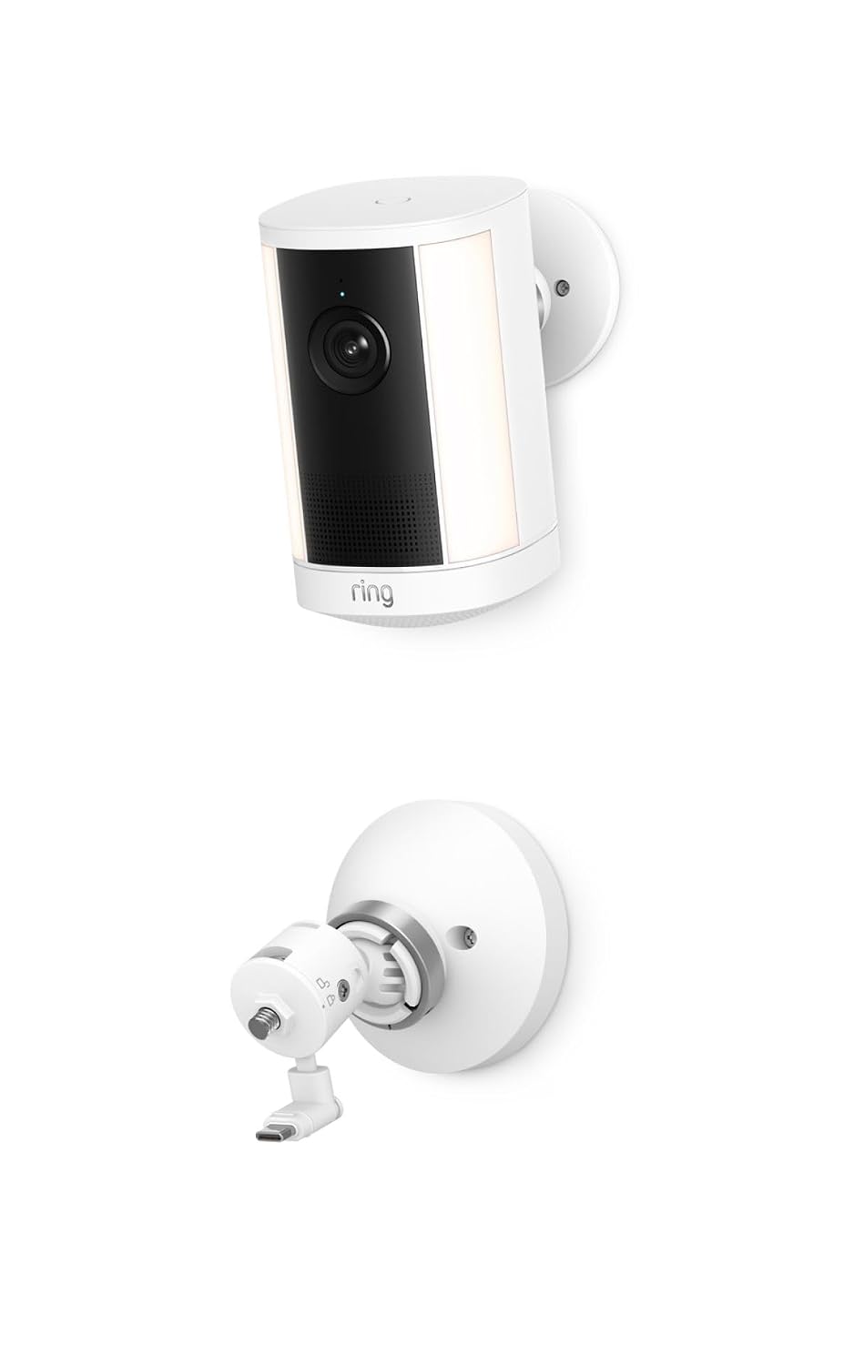 Cámara con luz de enfoque 4K Plus Ring inalámbrica (último modelo,...