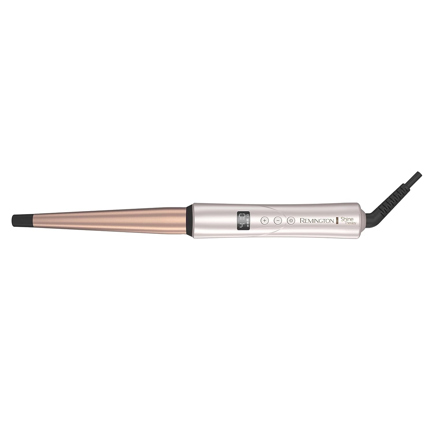 Remington Shine Therapy - Varita rizadora cónica con infusión de ac...