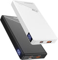 GENSROCK Paquete de 2 cargadores portátiles de batería de 10000 mAh...