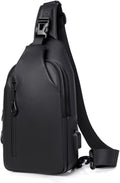 DAYELIVE Bolso bandolera impermeable para hombre, bolso cruzado de...