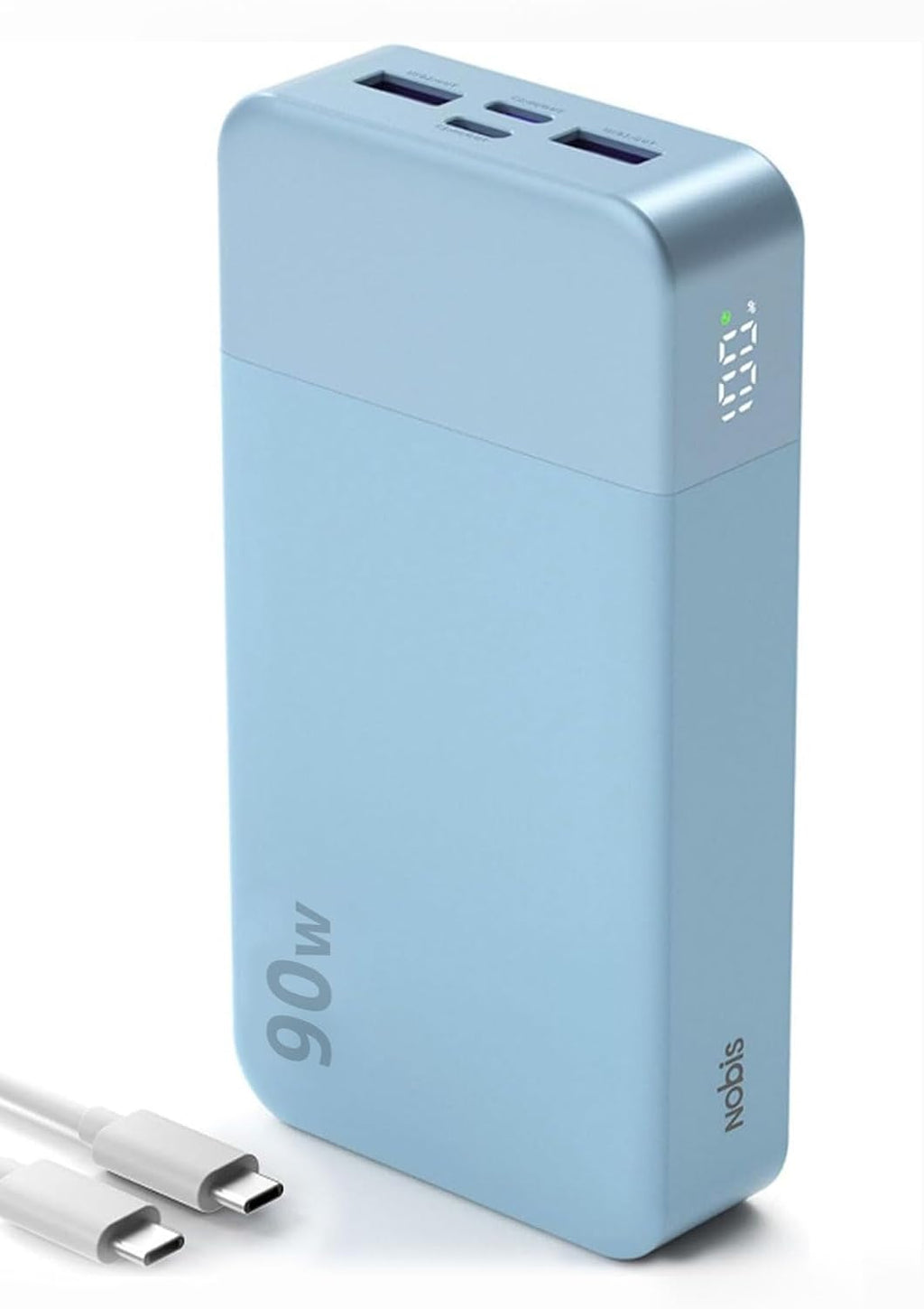 NOBIS Banco de energía de 90 W, 20,000 mAh, cargador portátil para...