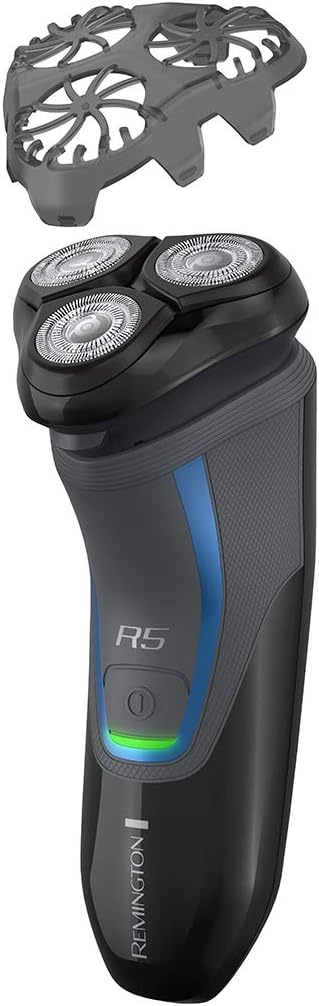 Remington® Máquina de afeitar rotativa inalámbrica, tecnología WETe...
