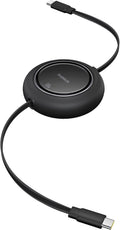 Baseus Cable USB C a USB C, Cable de Carga Rápida USB C Retráctil d...