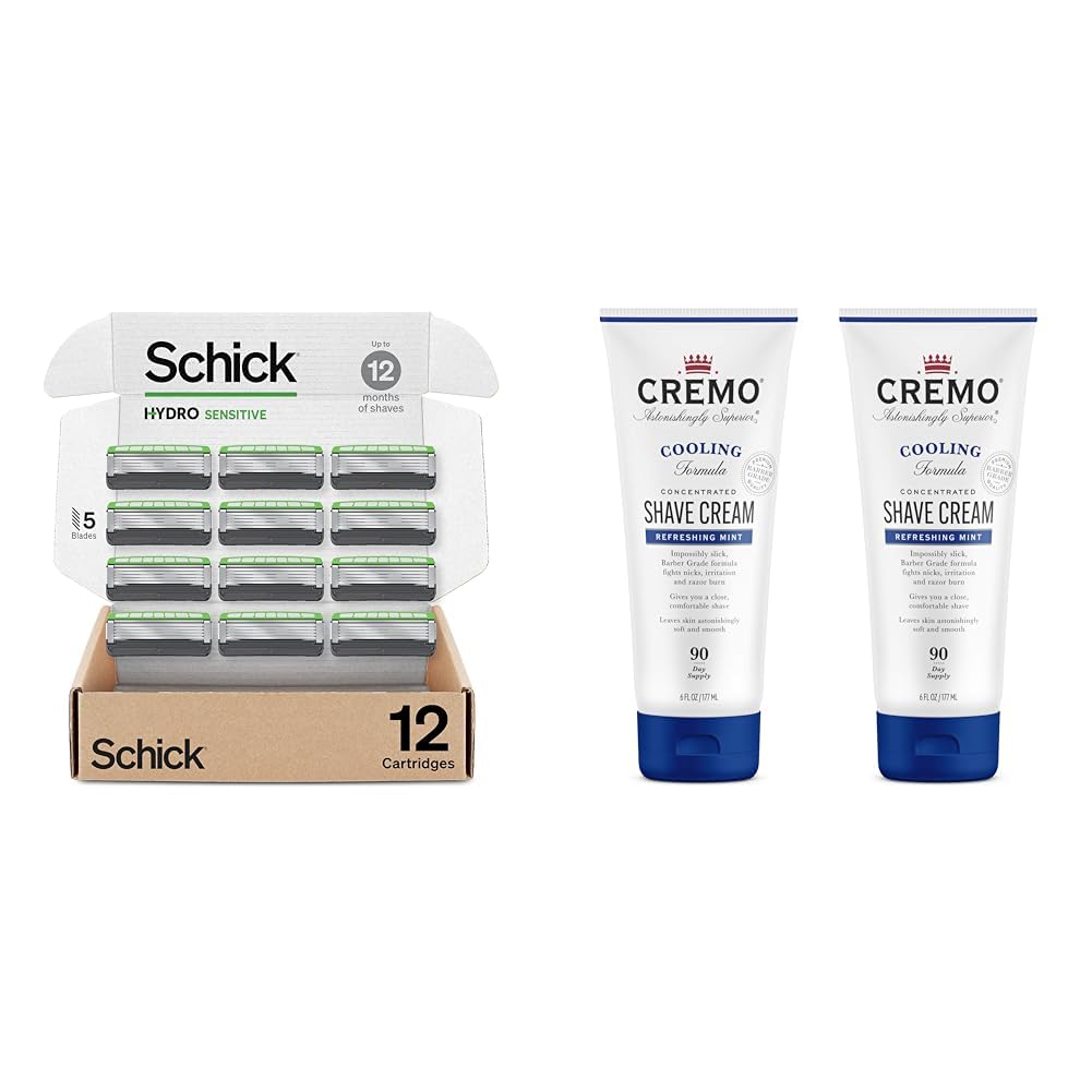 Schick Hydro Sensitive - Paquete de 2 repuestos para maquinilla de...