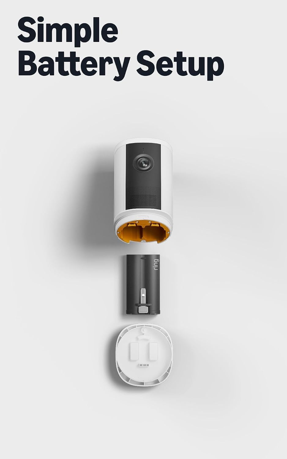 Cámara con luz de enfoque 4K Plus Ring inalámbrica (último modelo):...
