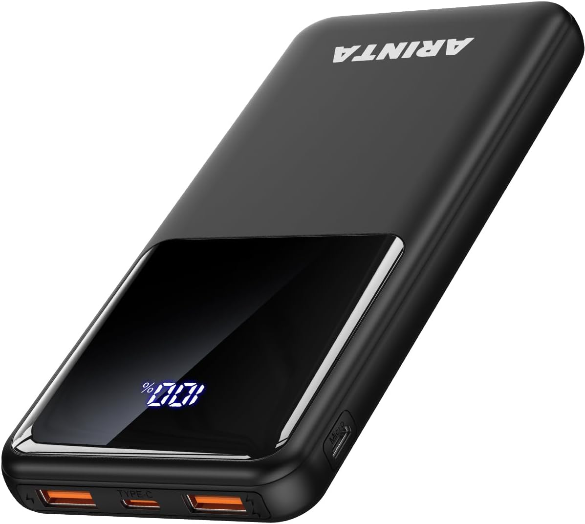 ARINTA Cargador portátil Power Bank de 10000 mAh PD 22.5 W, pantall...