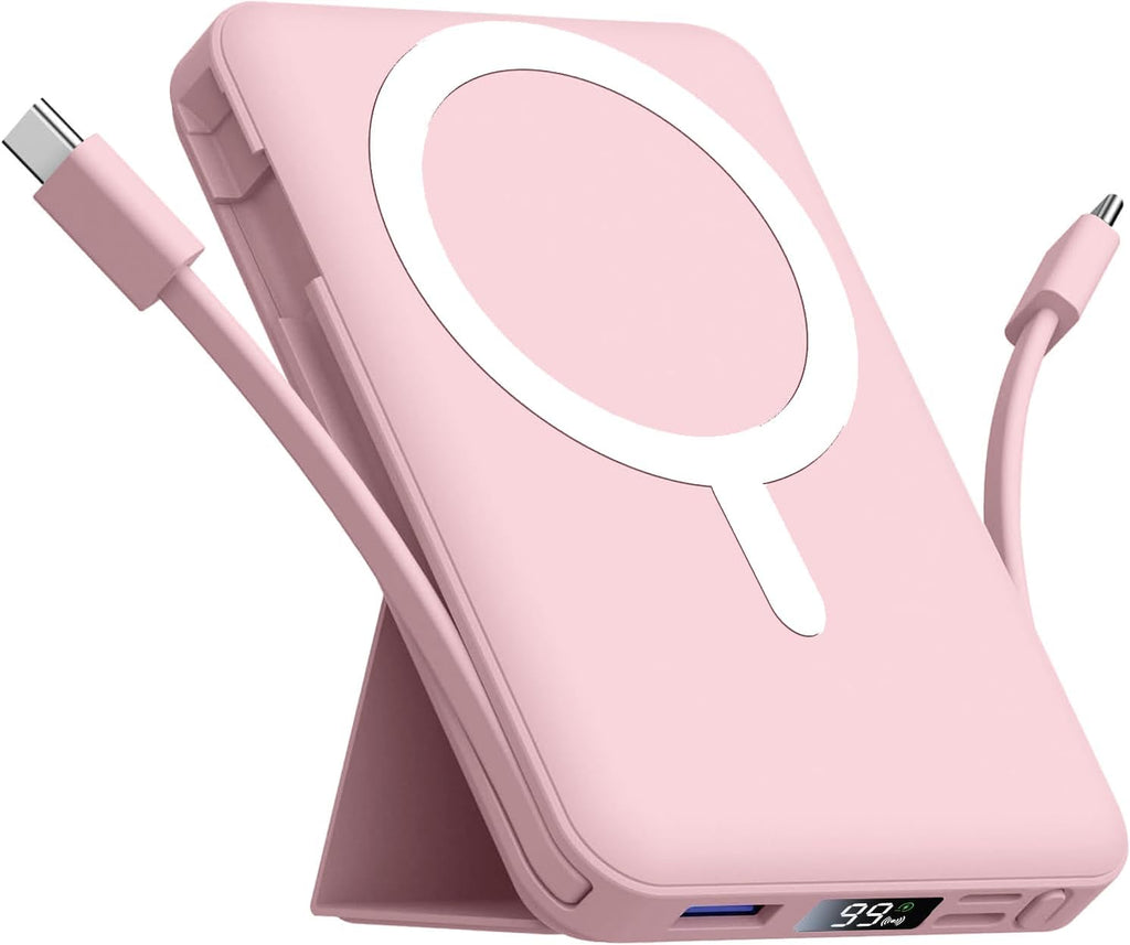 Azmuth Cargador portátil MagSafe, banco de energía magnético de 100...