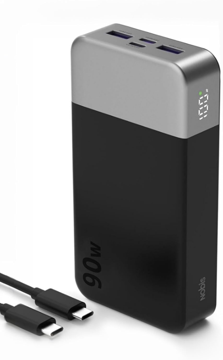 NOBIS Banco de energía de 90 W, 20,000 mAh, cargador portátil para...