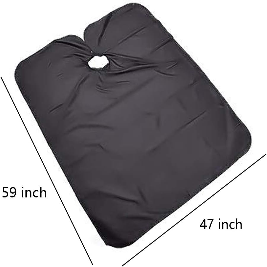 Capas de peluquería con cierre a presión impermeable peluquería pei...