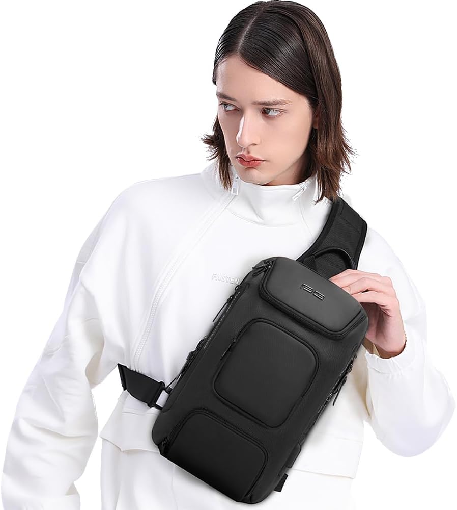 BANGE Bolso bandolera, mochila cruzada impermeable, bolsa de hombro...