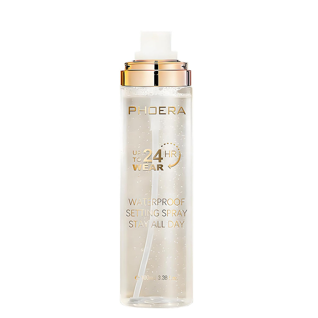 PHOERA - Spray fijador de maquillaje impermeable, larga duración, 2...