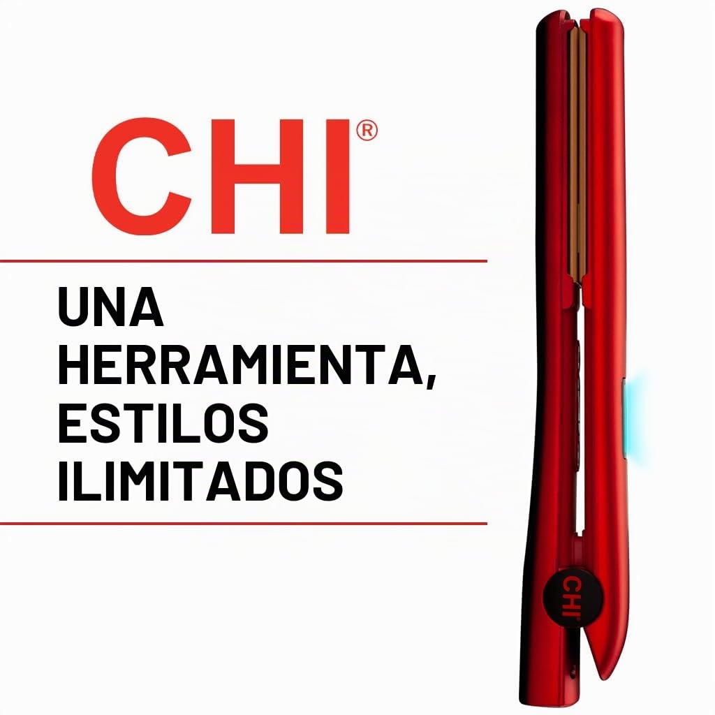 CHI Plancha de pelo de cerámica digital original de 1 pulgada, plan...
